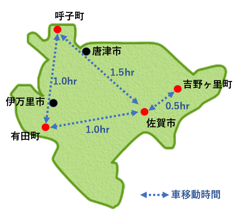 佐賀県地図